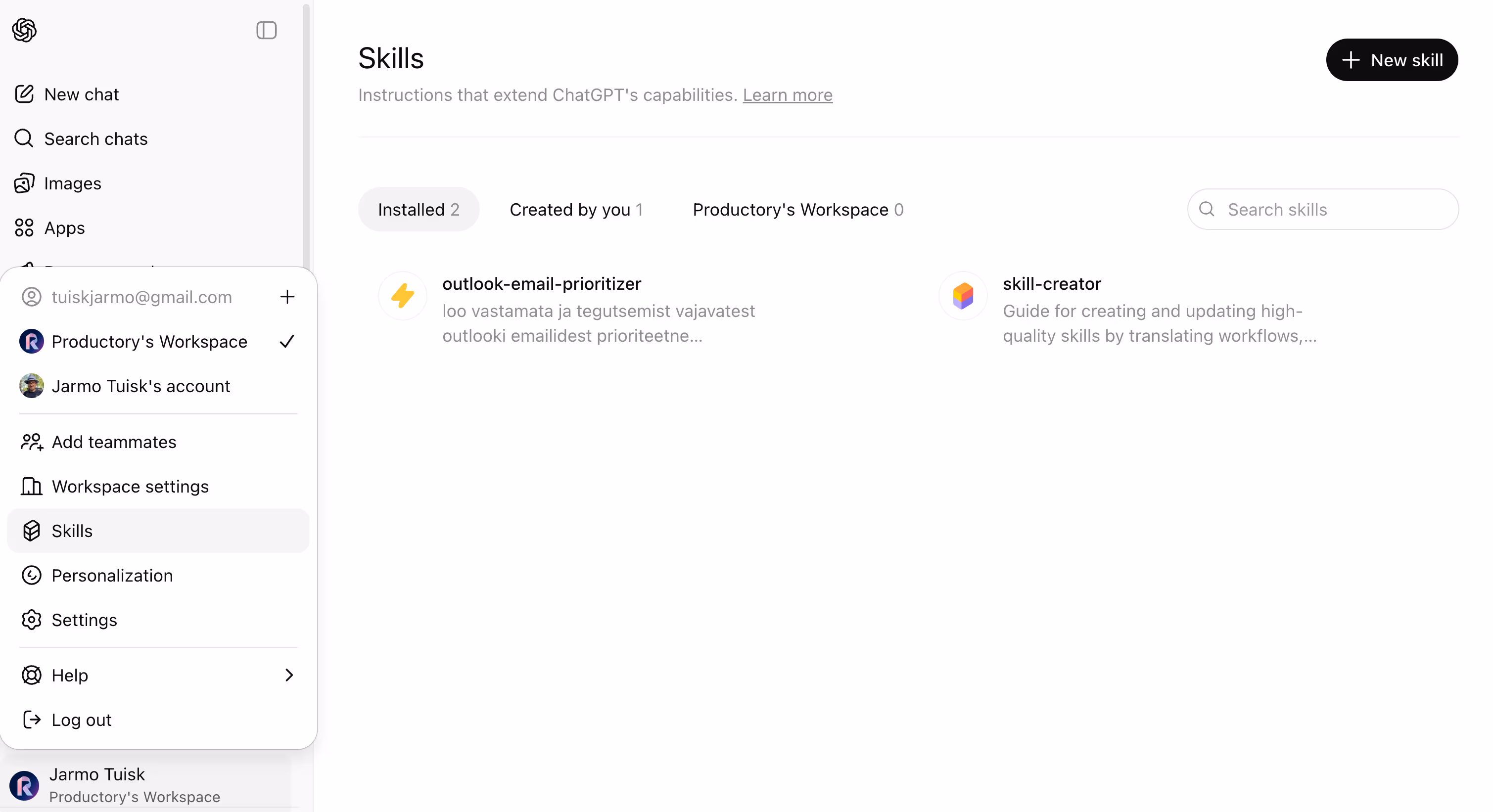 ChatGPT Skills: mis see on, kuidas luua ja millal kasutada?